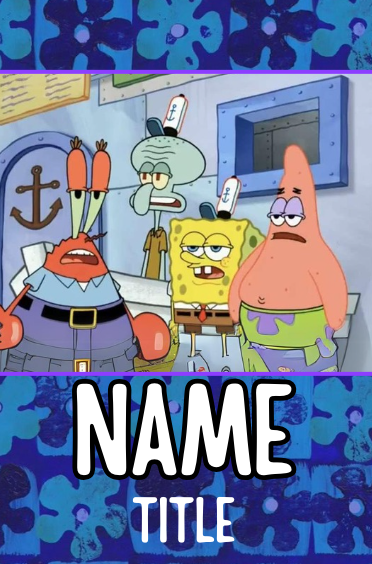 Spongebob Badges