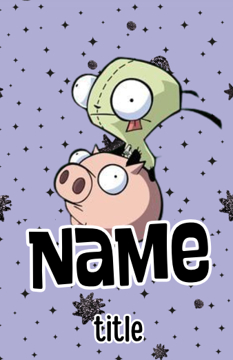 Invader Zim Badges