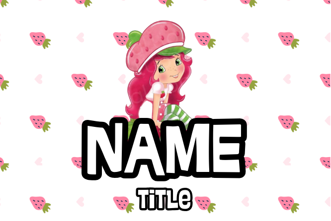 Strawberry Shortcake Badges