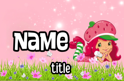 Strawberry Shortcake Badges