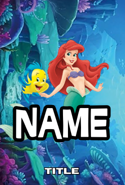 The Little Mermaid Badges