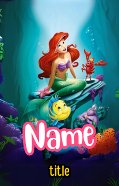 The Little Mermaid Badges