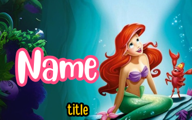 The Little Mermaid Badges