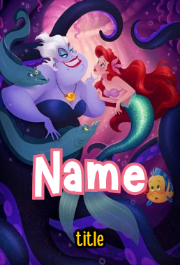 The Little Mermaid Badges