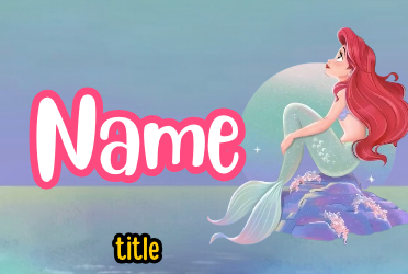 The Little Mermaid Badges