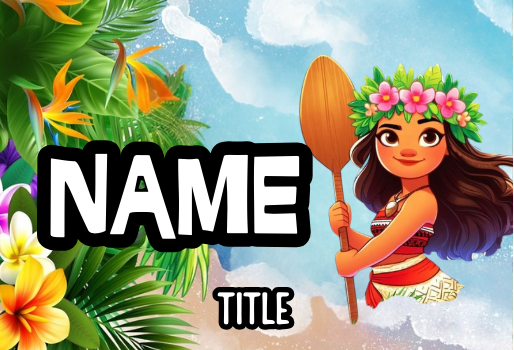 Moana Badges