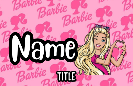Barbie Badges