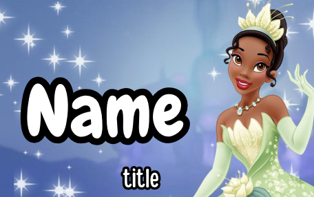 Princess and the Frog Badges
