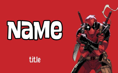 Deadpool Badges
