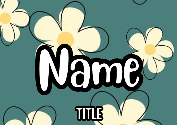 Floral/Fruit Badges