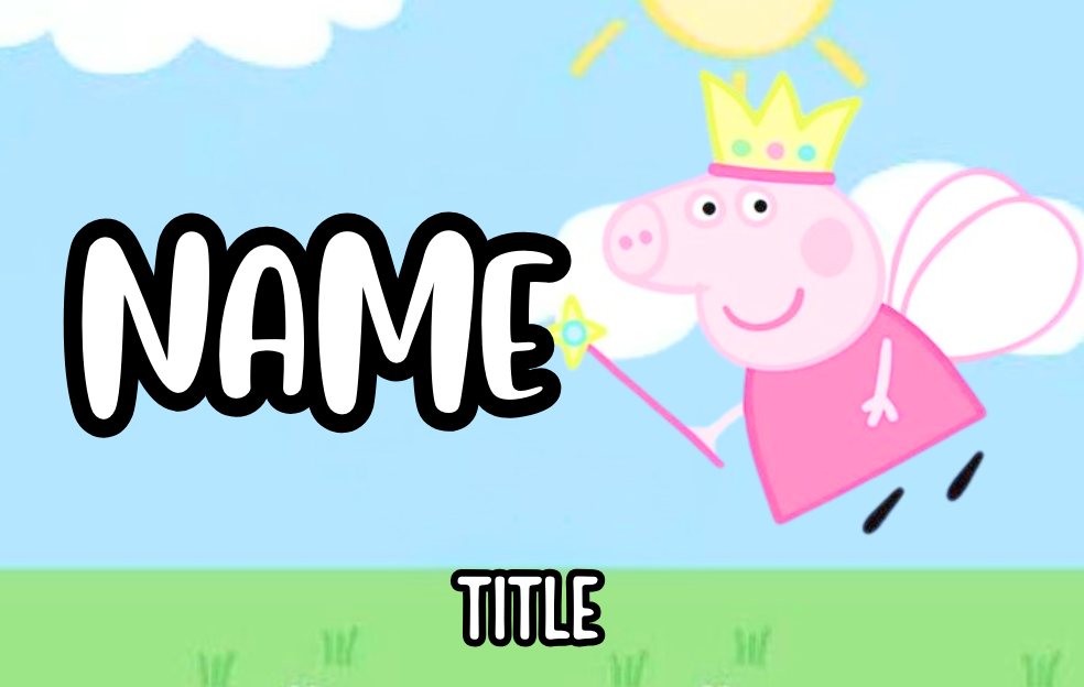Peppa Pig Badges