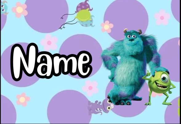 Monsters Inc Badges