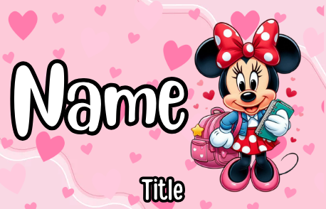 Mickey/Minnie & Friends Badges