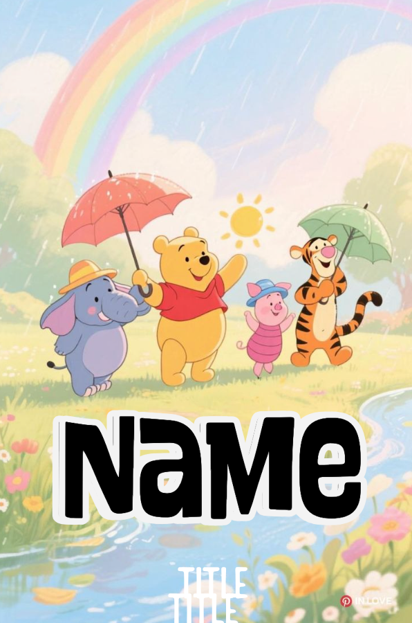 Pooh and friends badges