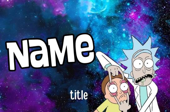 Rick and Morty Badges