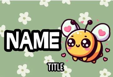 Animal, etc Badges