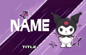 Kuromi Badges