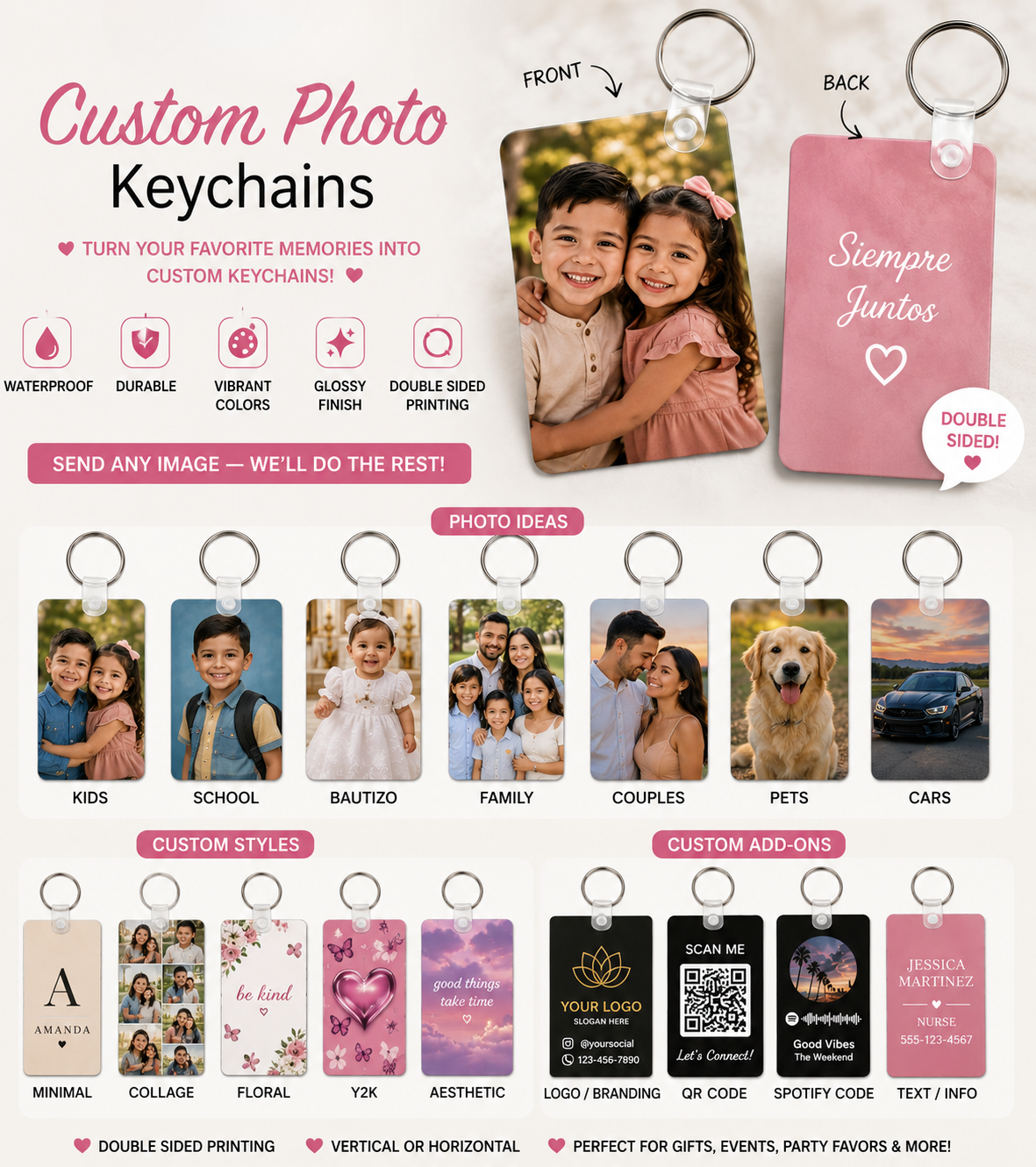 Keychains - Custom Images
