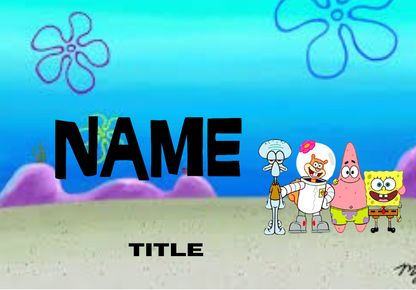 Spongebob Badges