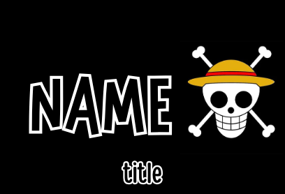 One Piece Badges