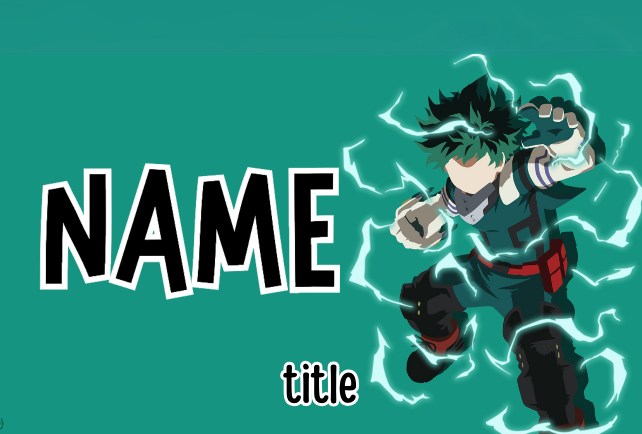 My Hero Academia Badges