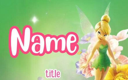 Tinkerbell Badges