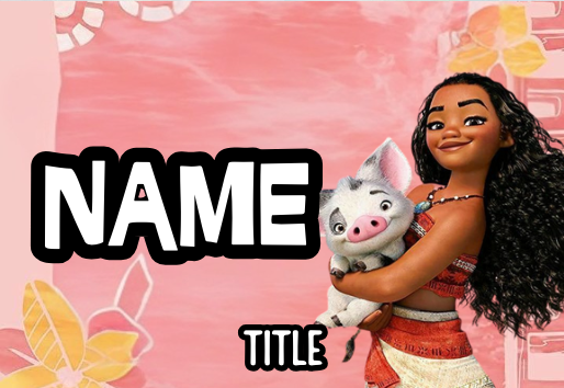 Moana Badges