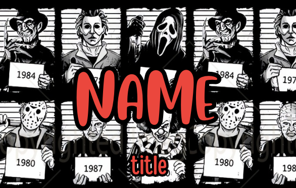 Halloween/Horror Badges