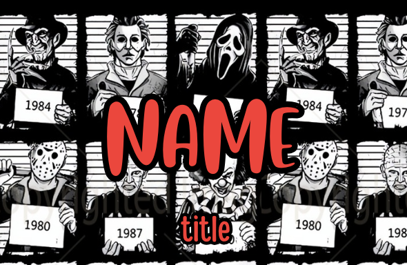 Halloween/Horror Badges