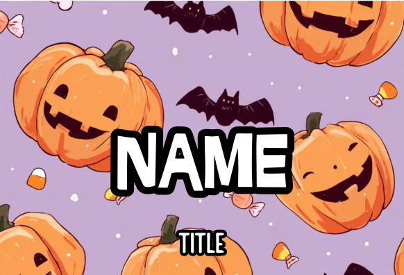 Halloween/Horror Badges