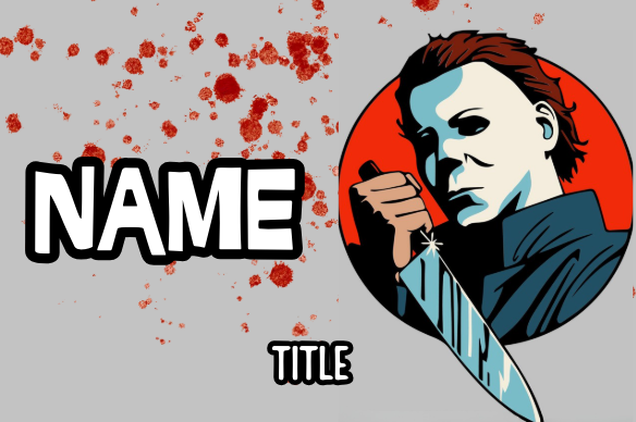 Halloween/Horror Badges