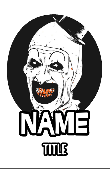 Halloween/Horror Badges