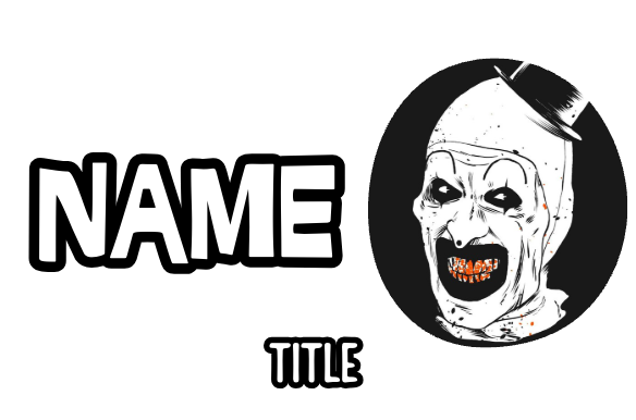 Halloween/Horror Badges