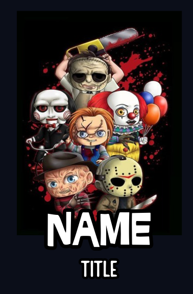 Halloween/Horror Badges
