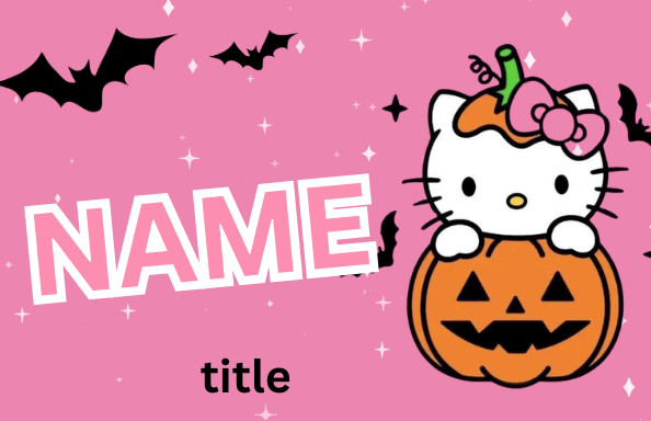 Halloween/Horror Badges