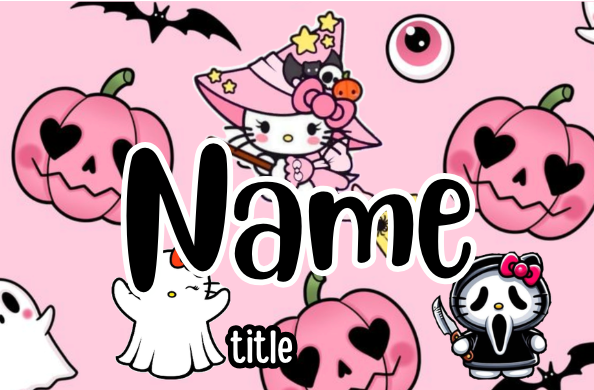 Halloween/Horror Badges