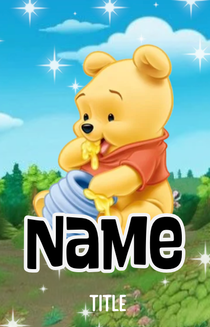 Pooh and friends badges