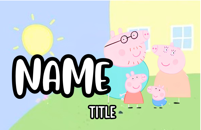 Peppa Pig Badges