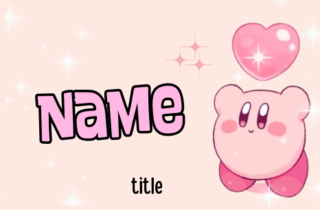 Kirby Badges
