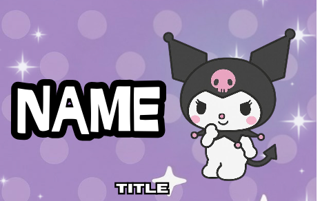 Kuromi Badges