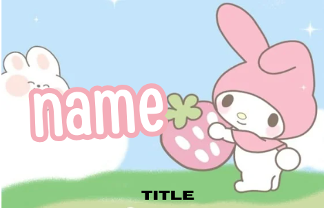 My Melody Badges