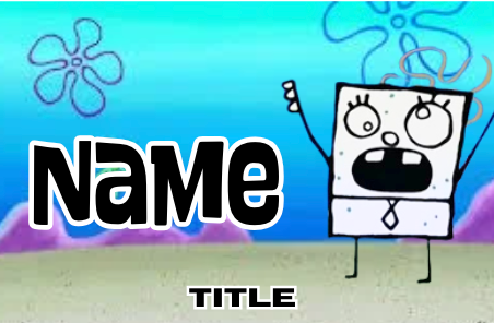 Spongebob Badges