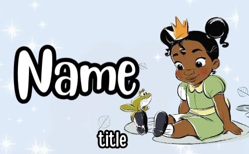 Princess and the Frog Badges