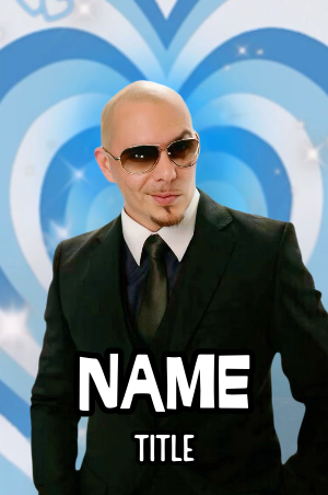 Pitbull " Mr Worldwide" Badges
