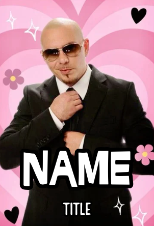 Pitbull " Mr Worldwide" Badges