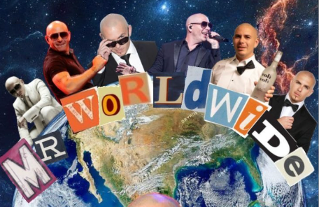 Pitbull " Mr Worldwide" Badges