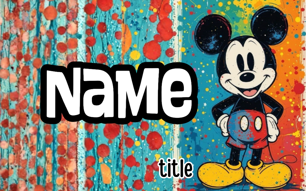Mickey/Minnie & Friends Badges