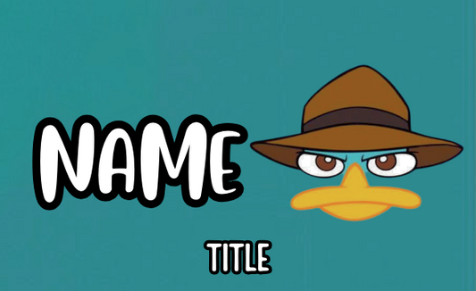 Perry The Platypus badges