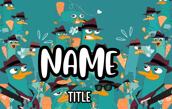 Perry The Platypus badges
