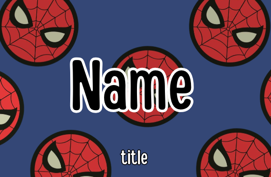 Spiderman Badges